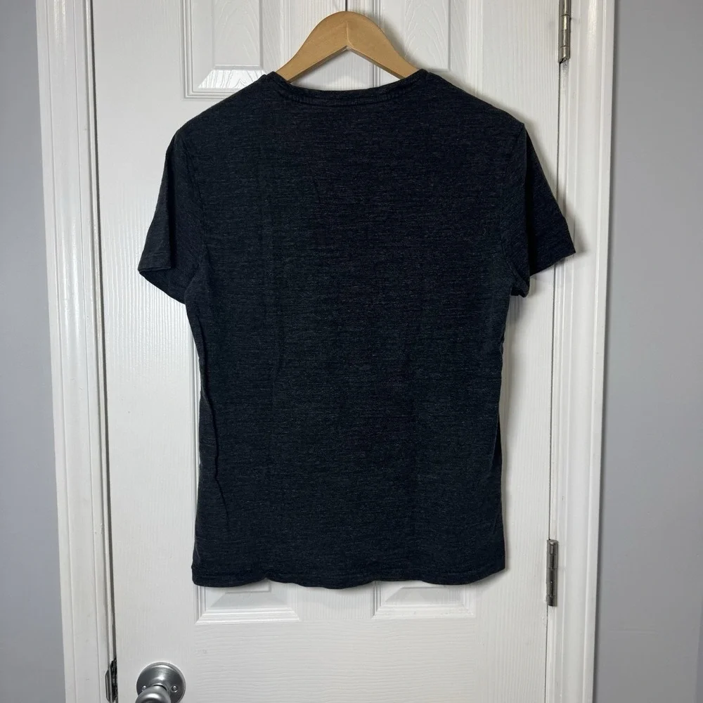 Polo Ralph Lauren‎ V Neck Grey T Shirt Size Small S Short Sleeve Cotton